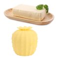 thumbnail image 1 of Food Grade Silicone Butter Crock with Lid, Water Line for Butter, Prevents Oxidation, Easy Access, Detachable Design, Heat Resistant, Suitable for Kitchen, 1 of 7