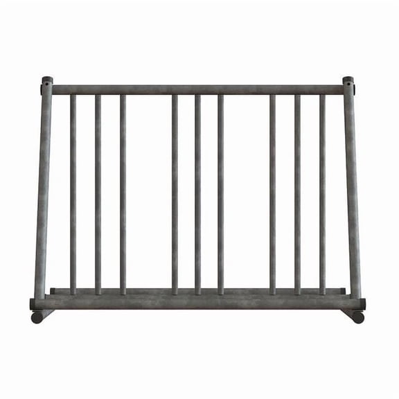 Madrax Bike Rack,Sil,29-3/4" H,Holds (6) Bikes QS-GS200-G