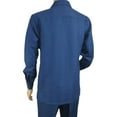 thumbnail image 6 of Men's MONTIQUE Two Piece Set Walking Leisure Suit 2391 Navy Tone on Tone, 6 of 9