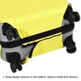 thumbnail image 4 of Uxcell Elastic Silk Travel Luggage Cover, Washable Protective Suitcase Protector Bag Yellow for 28 Inch Wheeled Suitcase, 4 of 5