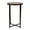 Walnut/Matte Black, variant on Flash Furniture Hampstead Contemporary End Table, White Marble/Matte Black