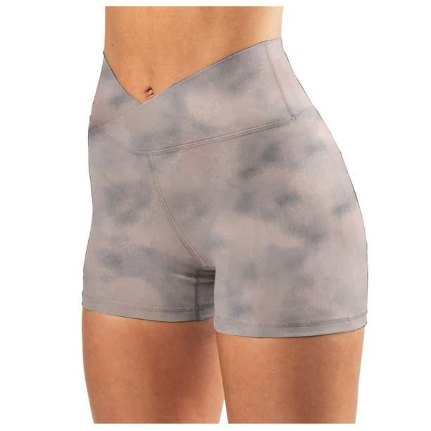 Plus size yoga clearance shorts