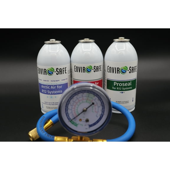 EnviroSafe Arctic Air for R12, R12 Oil Charge, R12 Proseal and Gauge Automotive Specialty Parts