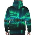 thumbnail image 7 of Sikiie Northern Lights Men's Hoodie, Essentials Hoodie, Sweatshirt, Pullover Hooded Sweatshirt for Men-Medium, 7 of 7