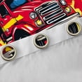 thumbnail image 4 of Castle Fairy Red Fire Truck Black Out Curtains for Teens Boys,Car Theme Curtains Pack Of 2 (42X63 Each),Firefighter Car Bedroom Curtains,Microfiber Bedroom Decor, 4 of 6