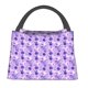 thumbnail image 1 of Fotbe Violet Bolsa Térmica Portátil con Estampado, Bolsa de Entrega de Alimentos Aislada, Bolsa Reutilizable de Gran Capacidad para Comidas y Supermercado, 1 of 6