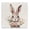 Charming Bunny Floral Wreath, variant on Stupell Industries Cottage Sweet Floral Crowned Bunny Canvas Art, 17 x 17, by Lazar Studio