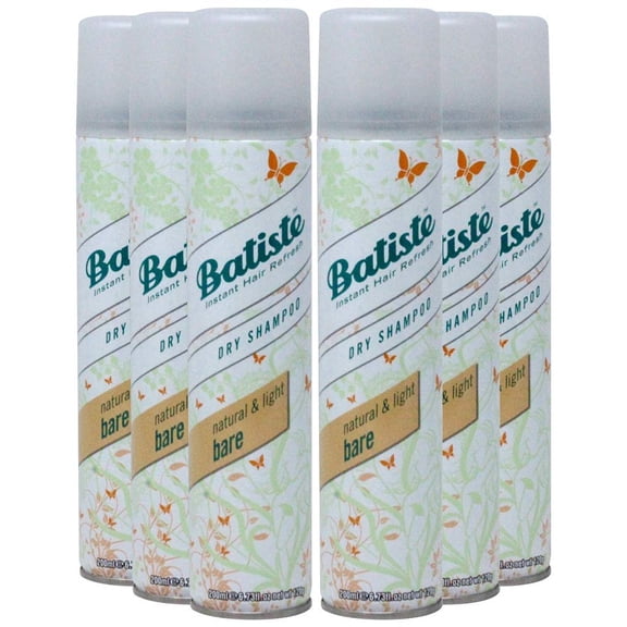 Batiste Shampoo Dry Bare 6.73 Ounce 200ml 6 Pack