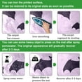 thumbnail image 7 of Halloween Flying Black Bat Silhouette Violet Background Small Area Rug, Non-Slip Door Mat Indoor Floor Mat, Washable Kitchen Rug Entrance DMat for Bedroom Living Room, 7 of 7