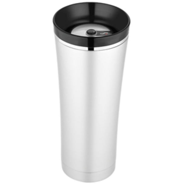 7 Silver And Black Thermos Sipp Vacuum Insulated Travel Tumbler 16 Oz Walmart Com Walmart Com