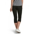thumbnail image 2 of Hue Women’s Reversible French Terry Ultra High Waist Capri Leggings, Black, Large / X-Large, 2 of 3