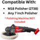 thumbnail image 3 of Kit de pulidoras y pulidoras Buffer Pulisher Milwaukee para automóviles, 3 of 7
