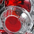 thumbnail image 5 of Spec-D Tuning Chrome Housing Clear Lens Tail Lights Compatible with 1999-2005 VW Jetta/Bora MK4 4-door Sedan, Left + Right Pair Assembly, 5 of 7