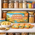 thumbnail image 4 of Animal Crackers Cookies 36 Individually Wrapped Snack Bulk Pack 2 oz Each Bags Kids Lunch Boxes Grab Go After School Treat Party Office Pantry Favorite, 4 of 7