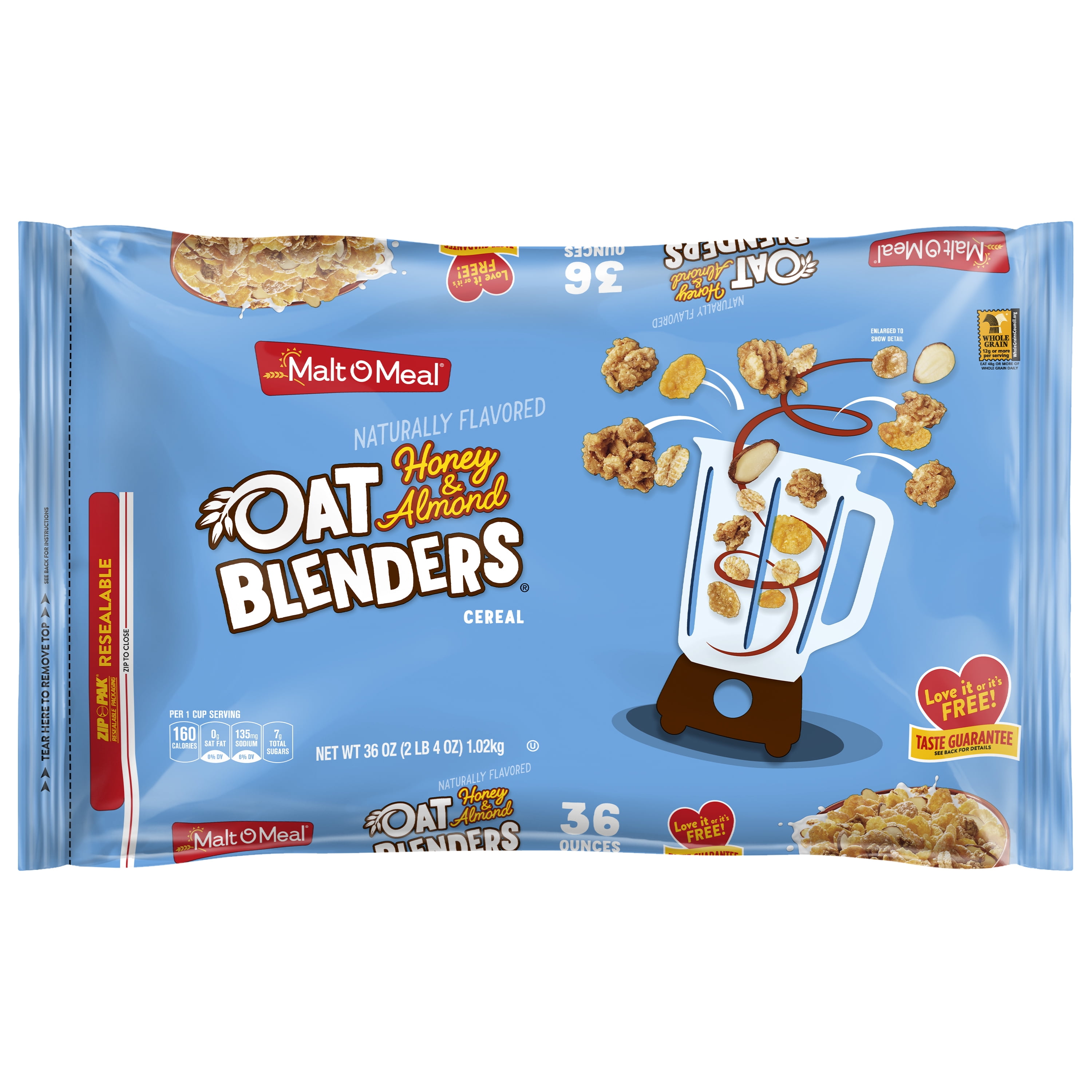 Buy MaltOMeal Honey and Oat Blenders® with Almonds Breakfast Cereal
