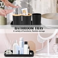 thumbnail image 4 of Bathroom Accessories Set Toothbrush Holder, Lotion Soap Dispenser, Soap Dish, Tumbler Cup -  with Trash Can Included, 4 of 5