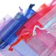 thumbnail image 4 of KAKOWELY 100 bolsas para joyería, pequeñas bolsas de regalo, bolsas de organza, bolsas para artículos diversos, bolsas con cordón, bolsas de malla, 4 of 5