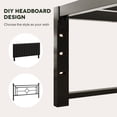 thumbnail image 6 of Einfach 14" King Bed Frame, Metal Platform Bed with Ample Under-Bed Storage Space, Upgraded Frame Structure, 3500 LBS Capacity, Black, 6 of 10