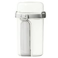 thumbnail image 1 of Glass&Bottle Contemporary Breakfast for Yogurt Cups with Lids and Spoons - Overnight Oats Containers with Topping Compartments for Easy Morning Meals, 1 of 4