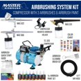 thumbnail image 2 of Kit de aerografía Master Airbrush Cool Runner II con compresor y 3 aerógrafos, 2 of 8