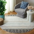 thumbnail image 2 of SAFAVIEH Adirondack Maria Striped Area Rug, Ivory/Blue Grey, 6' x 6' Round, 2 of 7