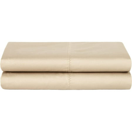 Calvin Klein Home Studio Florence Stitch Fitted & Flat Sheets, Twine, Queen Flat Sheet