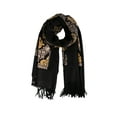 thumbnail image 6 of Sakkas Ginata Women's Large Casual Super Soft Embroidery Scarf Shawl Wrap Stole - Style2 - One Size Regular, 6 of 7