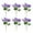B, variant on Silk Flower Lavender Hyacinth Lifelike Durable for Outdoor Decoration