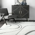 thumbnail image 5 of nuLOOM Carolyn Modern Shag Area Rug, 10' x 14', Beige, 5 of 9