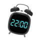 thumbnail image 1 of Reloj despertador digital electrónico LED con alarma y números grandes, de escritorio y pantalla grande. Azul, 1 of 9