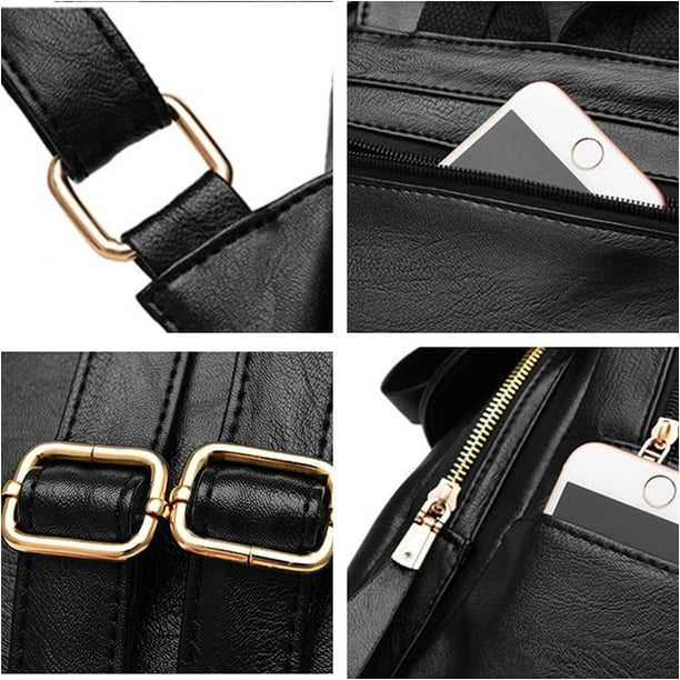 Backpack Mini Backpack PU Leather Ladies Rucksack Shoulder  display picture 2