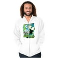 thumbnail image 3 of Cool Popeye Raised By the Hustle Zip Hoodie Sweatshirt Men Brisco Brands L, 3 of 6