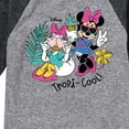 thumbnail image 3 of Mickey & Friends - Minnie and Daisy Tropicool Design - Toddler And Youth Raglan Graphic T-Shirt, 3 of 5