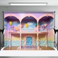 thumbnail image 1 of Ballons de Balcon Colorés de Rêve Fond de Pâques, 1 of 6