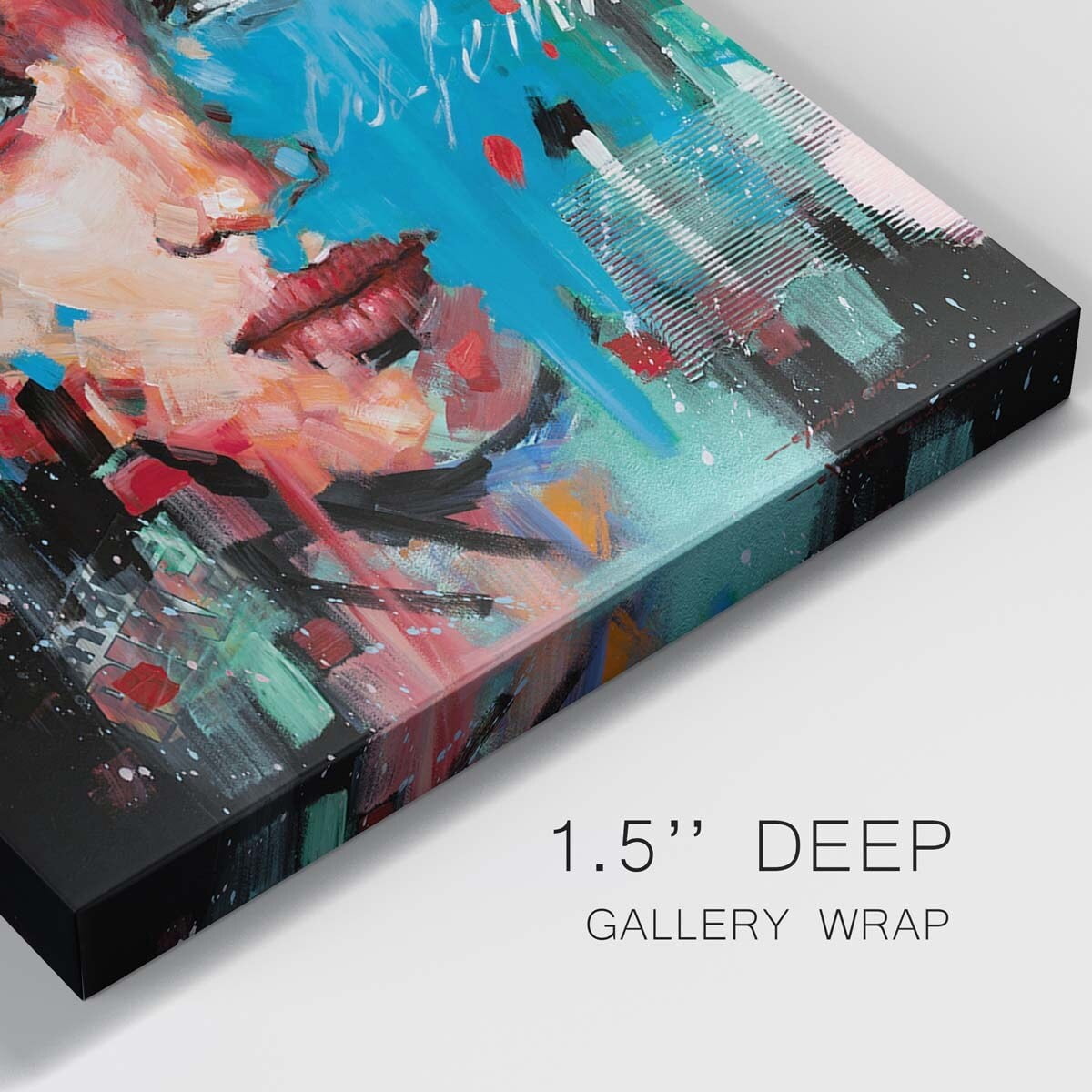 Boho Greenery I - Premium Gallery Wrapped Canvas - Ready to Hang Set of 2 - 40 x 40 Each
