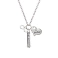 thumbnail image 2 of Delight Jewelry Silvertone Medium Infinity Sign Always My Mother Bar Zoe Necklace, 2 of 4
