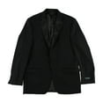 thumbnail image 2 of Ralph Lauren Mens Contrast Two Button Blazer Jacket, Black, 40 Short, 2 of 2