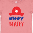 thumbnail image 4 of Inktastic Ahoy Matey, Pirate Hat, Skull and Bones - Red Blue Boys or Girls Baby T-Shirt, 4 of 5