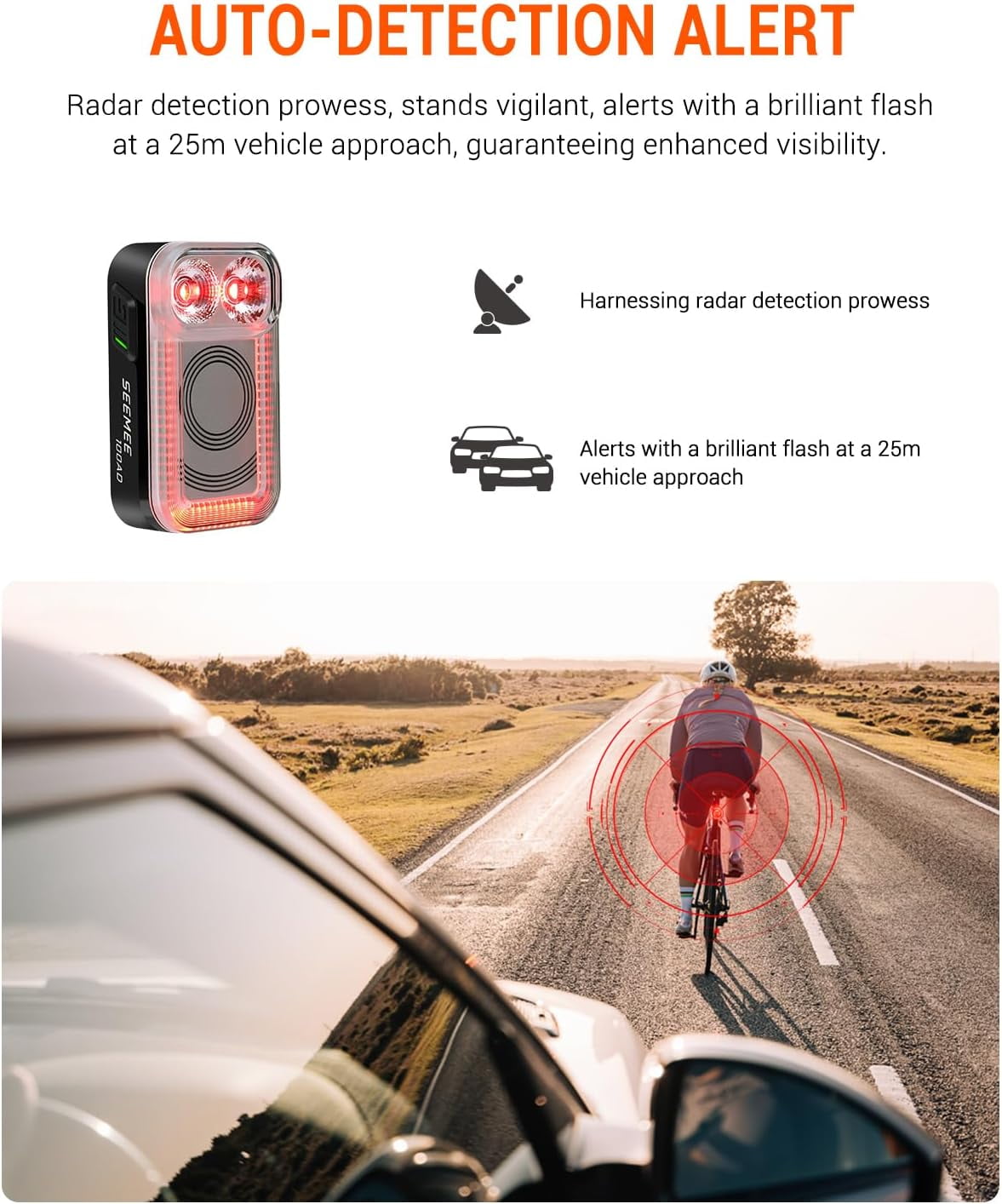 Garmin Varia RTL515 Cycling Radar Tail Light, Power Bank Bundle