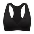 thumbnail image 5 of Women Racerback Nursing Sleep Bras for Breastfeeding Crossover Wireless Maternity Bralette Comfy, 5 of 5