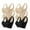 Khaki 01, variant on 6PC Bras for Women No Steel Ring Breathable Soft Padded Sports Bra Underwear Breathable Large Size Snug Bras Khaki 3XL