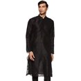 thumbnail image 1 of Royal Kurta Men's Art Silk Straight Kurta (38, Black), 1 of 1