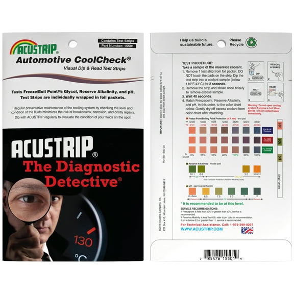 AUTO ANTIFREEZE TEST SEED PACKET