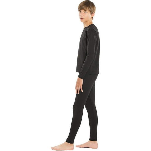 Popular Boy's Thermal Long Underwear Set Base Layer Long Johns