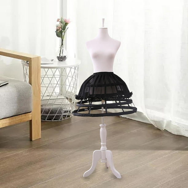 Segolike Hoop Skirt Petticoat Lolita Crinoline Underskirt Skirt Bustle Petticoat Vintage Women Hoops Pannier Petticoat for Prom Gown Dress Black Segolike Hoop Skirt Petticoat Lolita Crinoline Underskirt Skirt Bustle Petticoat Vintage Women Hoops Pannier Petticoat for Prom Gown Dress Black