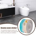 thumbnail image 3 of 1 Roll 5M Caulk Tape Waterproof PVC Self Adhesive Bathroom Toilet Bathtub Caulking Tape Kitchen Sink Sealer Sticker Floor Tile Corner Wall Edge Sealant Strip, 3 of 8