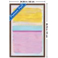 thumbnail image 3 of Reinders: Abstract - Colorful Squares in Pink and Yellow Wall Poster, 22.375" x 34" Framed, 3 of 5