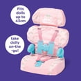 thumbnail image 3 of Asiento elevador Casdon Baby Huggles, color rosa, para muñecas de hasta 14 años, 3 of 8