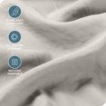 thumbnail image 2 of Bare Home Ensemble de Draps Lavés - Premium 1800 Collection - Poche Profonde - 3 Pcs - Très Grand Simple, Brouillard, 2 of 6