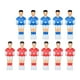 thumbnail image 3 of 11 unidades/juego de futbolín para hombre, de mesa de fútbol, futbolín, futbolín para hombre, piezas de mesa de futbolín, rojo y azul para Sunnimix Hombres de fútbol, 3 of 8
